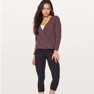 NWOT Lululemon Surplice Faux Wrap: Size 8